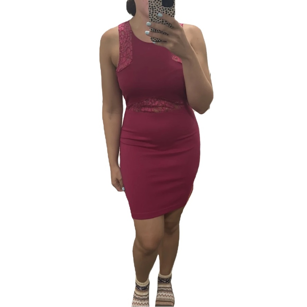 Hot Pink Cocktail Dress